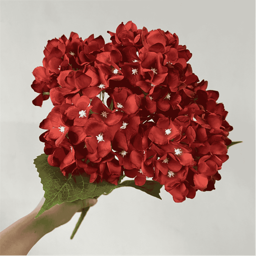 5-Head 45 Petals Silk Artificial Hydrangea Flower