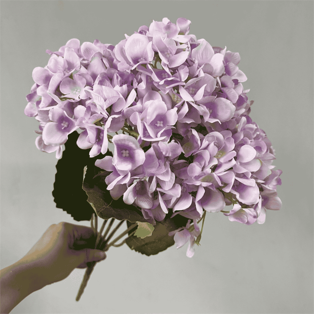 5-Head 45 Petals Silk Artificial Hydrangea Flower