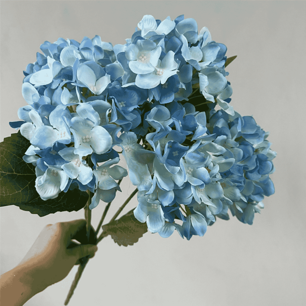 5-Head 45 Petals Silk Artificial Hydrangea Flower