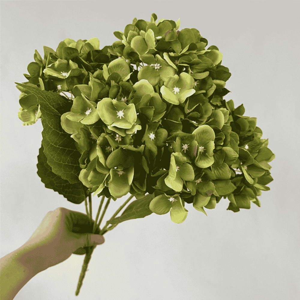 5-Head 45 Petals Silk Artificial Hydrangea Flower