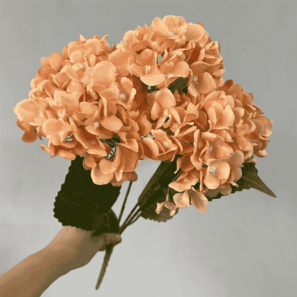 5-Head 45 Petals Silk Artificial Hydrangea Flower