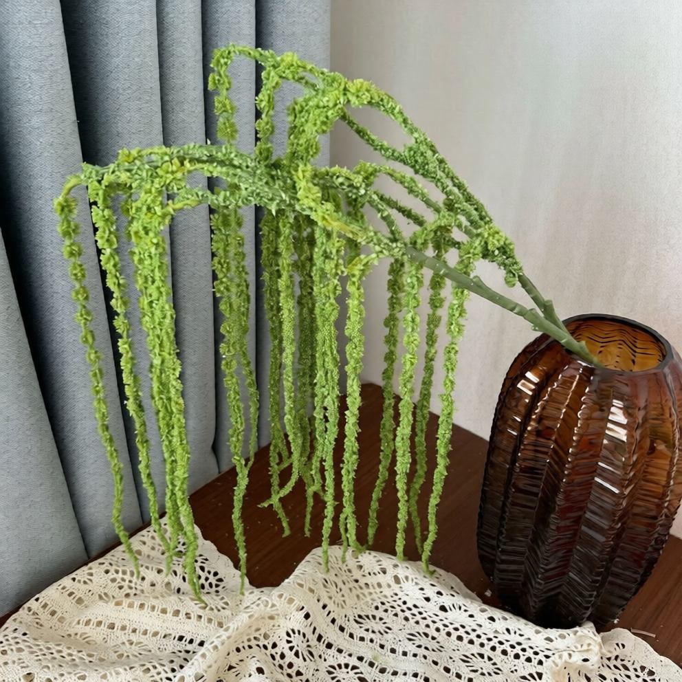 80cm Soft Rubber Artificial Amaranth Hanging Plant