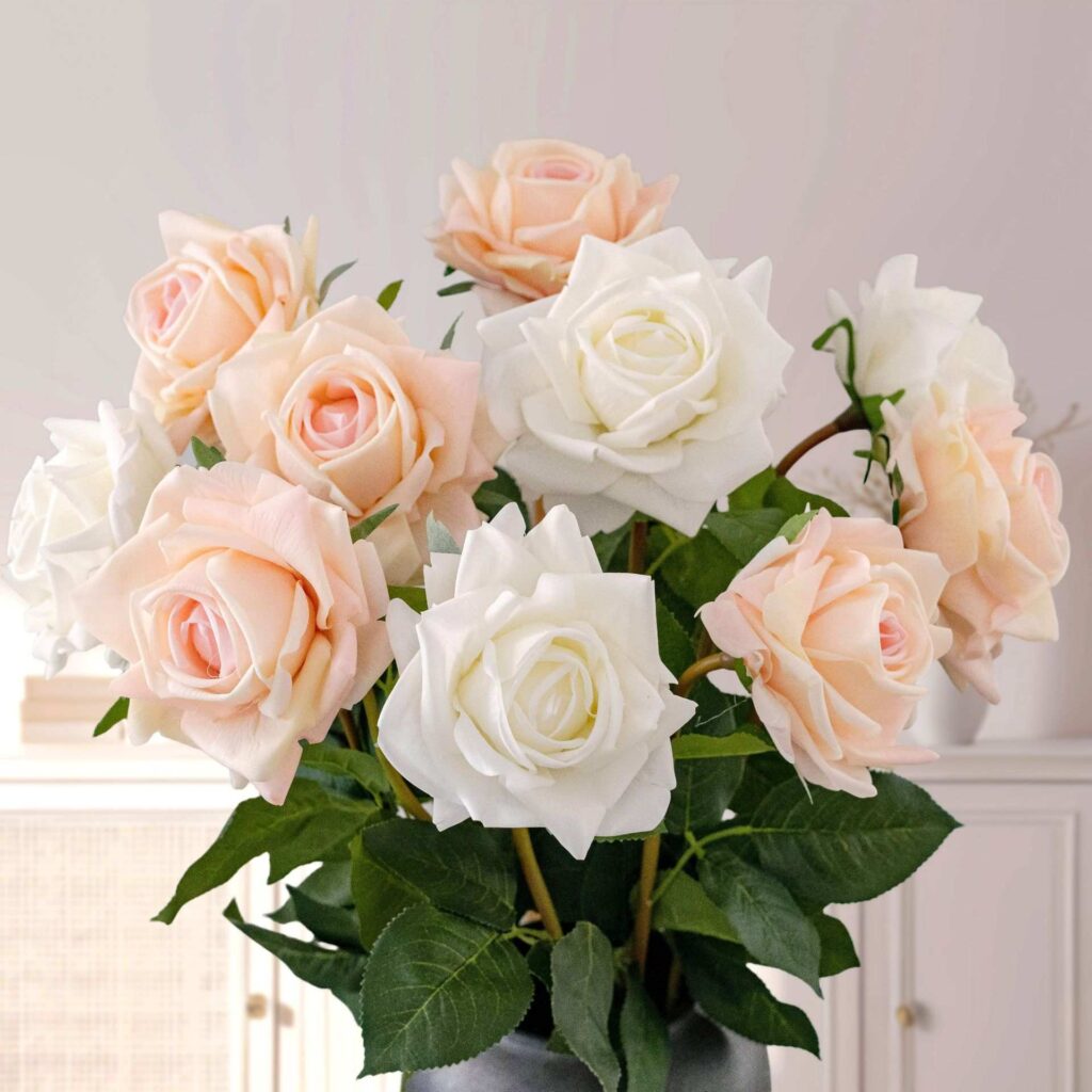 71cm Real Touch Artificial Flower Rose