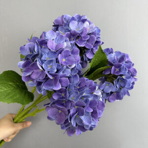 48cm 3D Printing Craft Single Stem Artificial Hydrangea Flower - Image 11