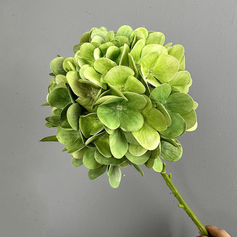 48cm 3D Printing Craft Single Stem Artificial Hydrangea Flower