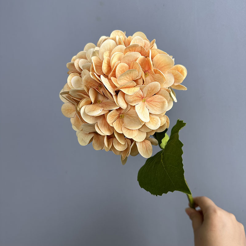 48cm 3D Printing Craft Single Stem Artificial Hydrangea Flower