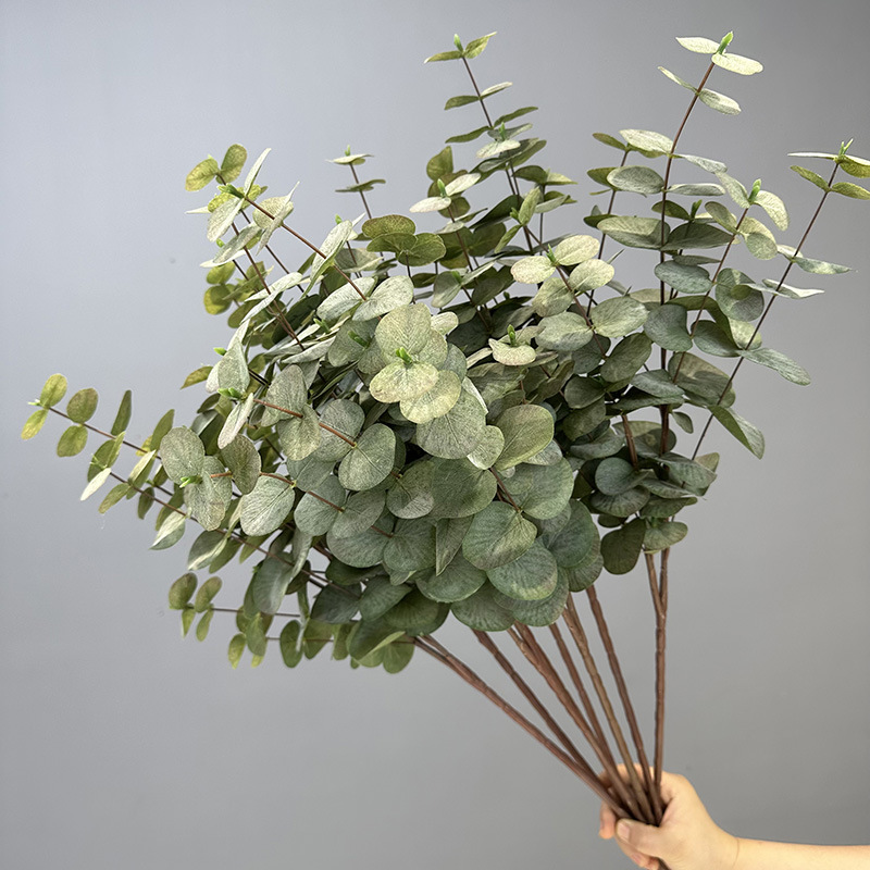 80cm 11-Branched Artificial Eucalyptus Greenery