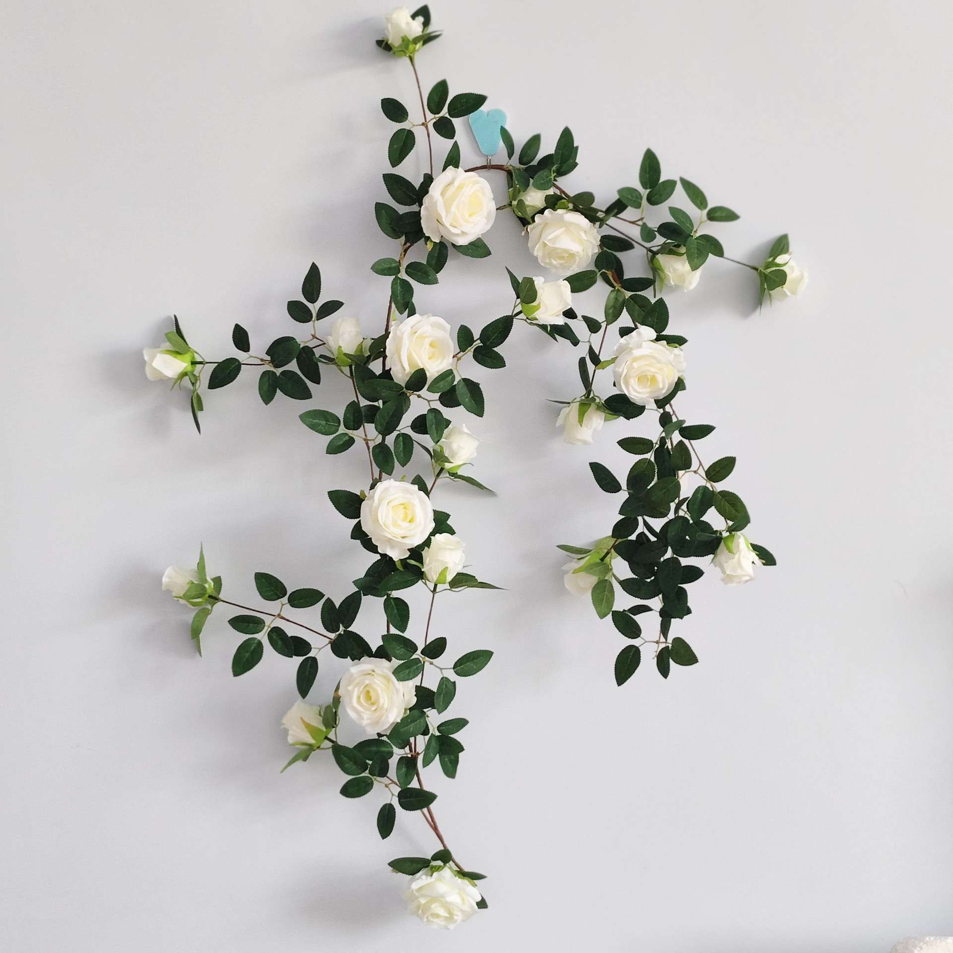 162cm Silk Artificial Rose Flower Vine Hanging Flower Garland - Image 5