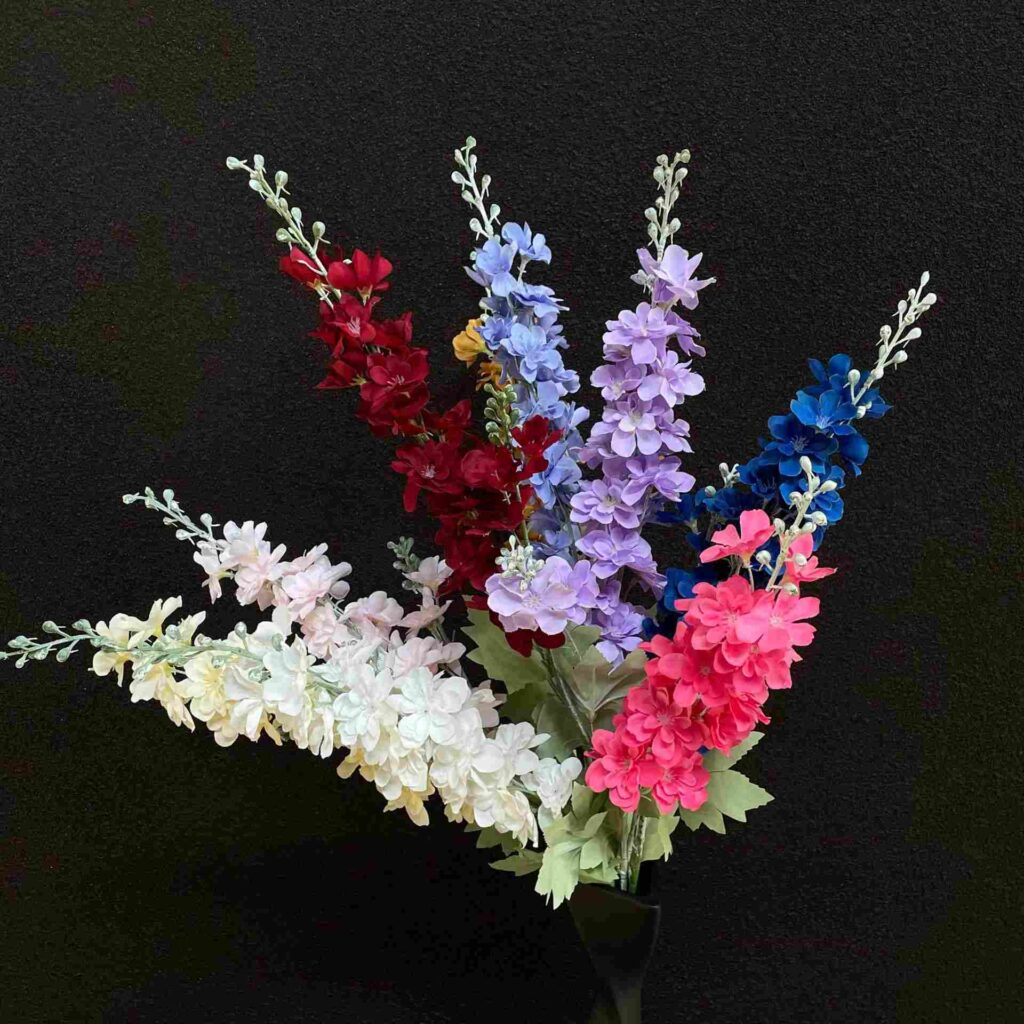 83cm Silk Artificial Delphinium Larkspur Flower