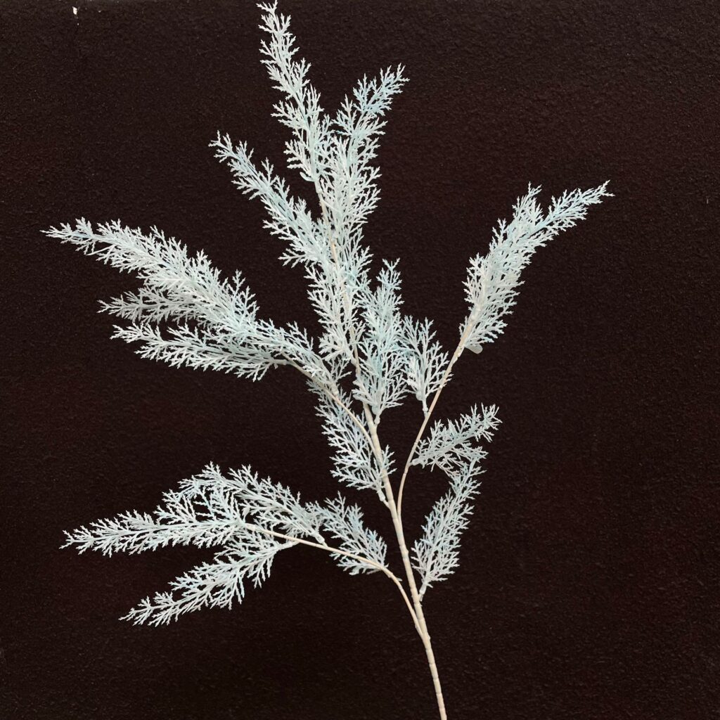 90cm 4-Branched Artificial Greenery Small Pine Sprigs & Misty Grass