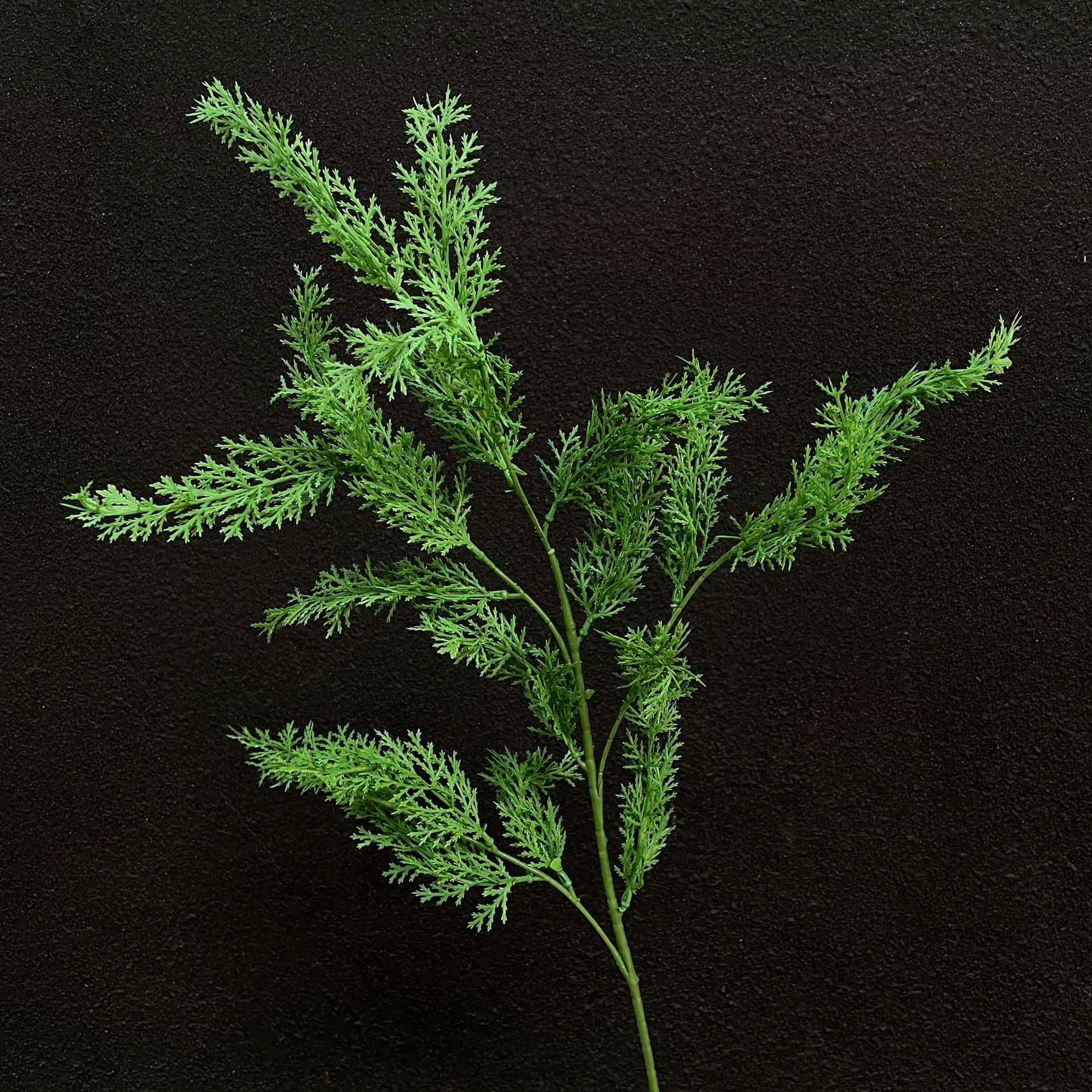 90cm 4-Branched Artificial Greenery Small Pine Sprigs & Misty Grass - Image 2