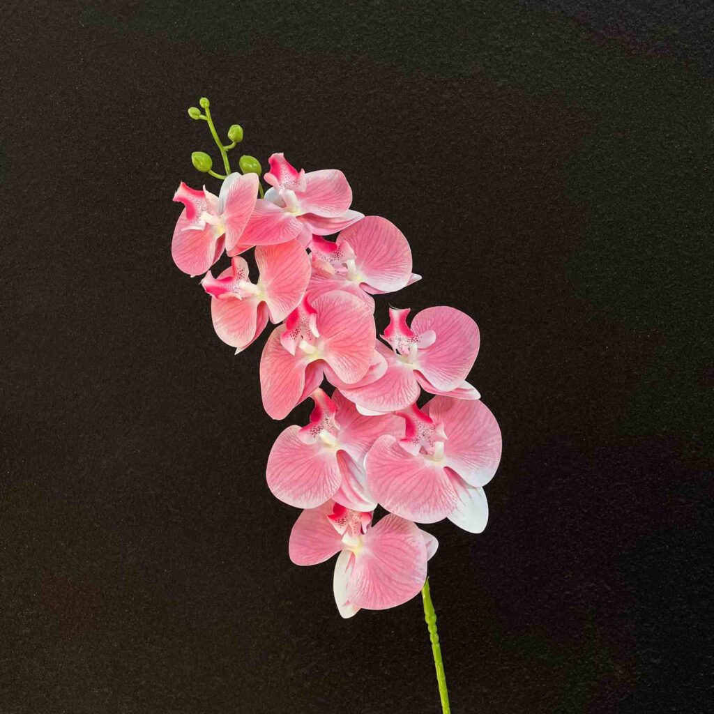 100cm 9-Head 3D Printed Artificial Orchid Flower Phalaenopsis