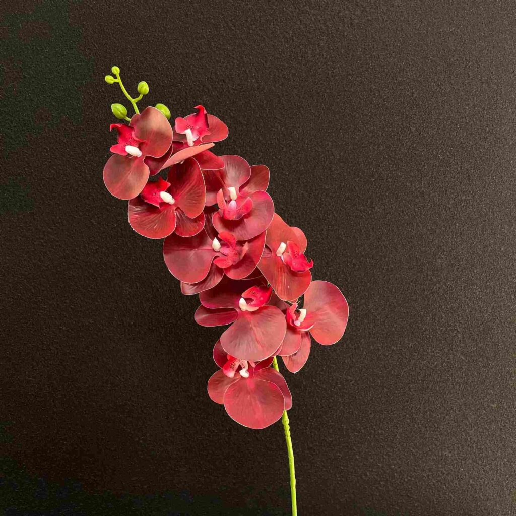 100cm 9-Head 3D Printed Artificial Orchid Flower Phalaenopsis