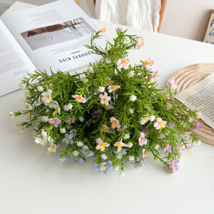 35cm 7-Branched Artificial Gypsophila Baby Breath Flower Wildflowers - Image 2