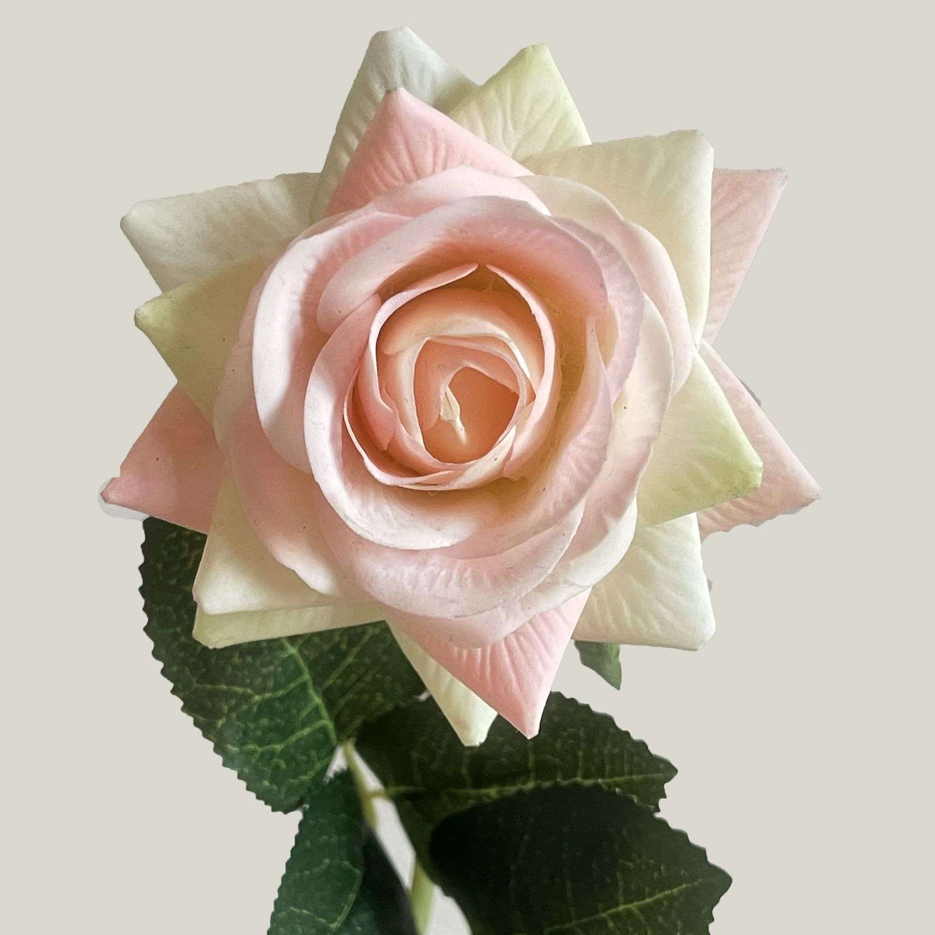 43cm Real Touch Artificial Rose Flower - Image 3
