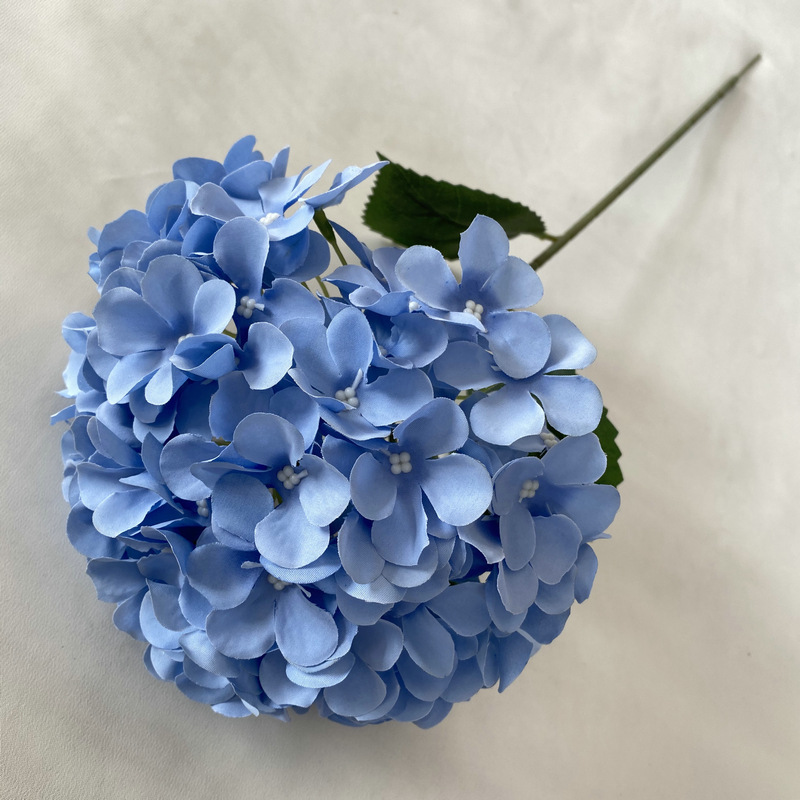 67cm Silk Single Stem Artificial Hydrangea Flower