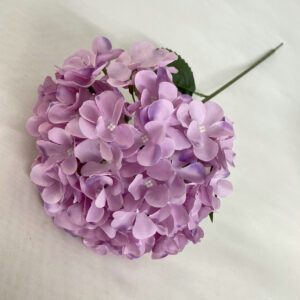 67cm Silk Single Stem Artificial Hydrangea Flower - Image 9