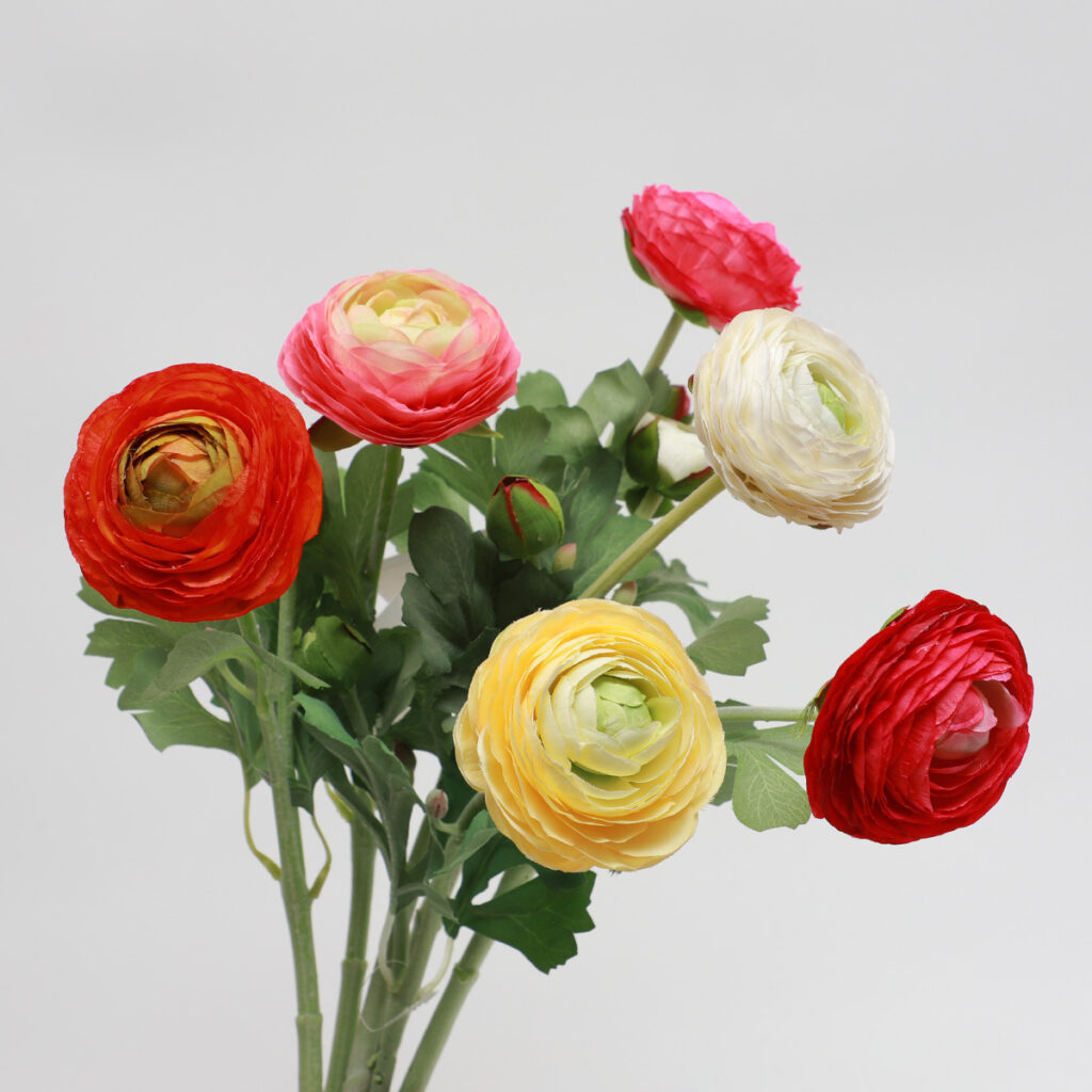 49cm 2-Head Silk Artificial Peony Flower