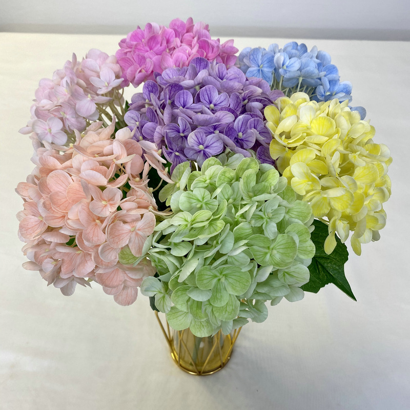 45cm 72 petals Real Touch Artificial Hydrangea