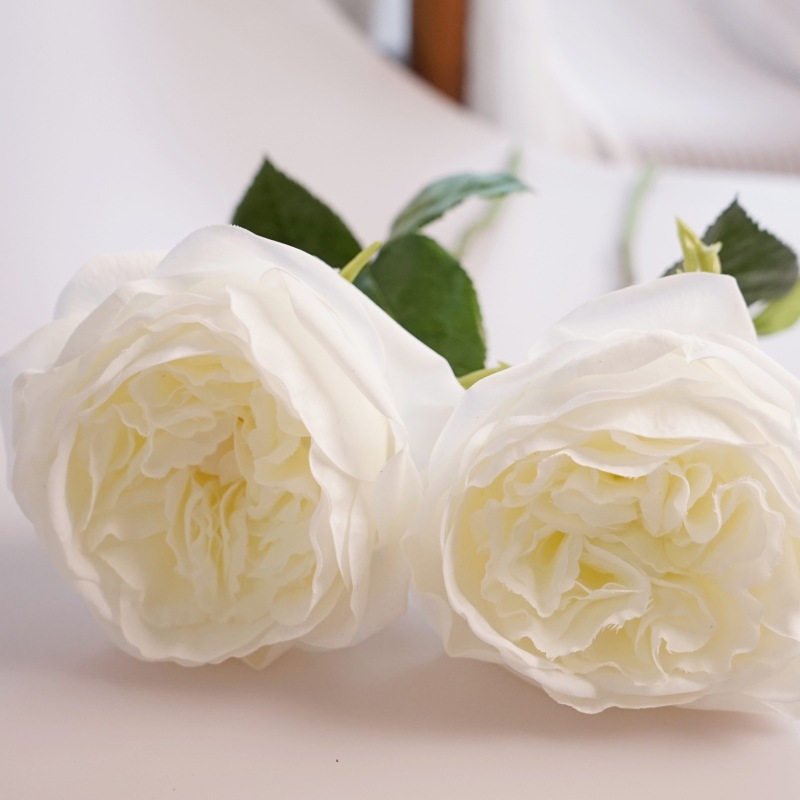 48cm Real Touch Artificial Austin Rose Flower