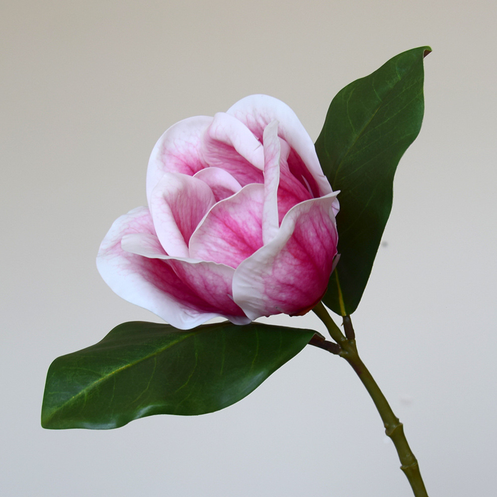 40cm Real Touch Single Head Large Artificial Magnolias