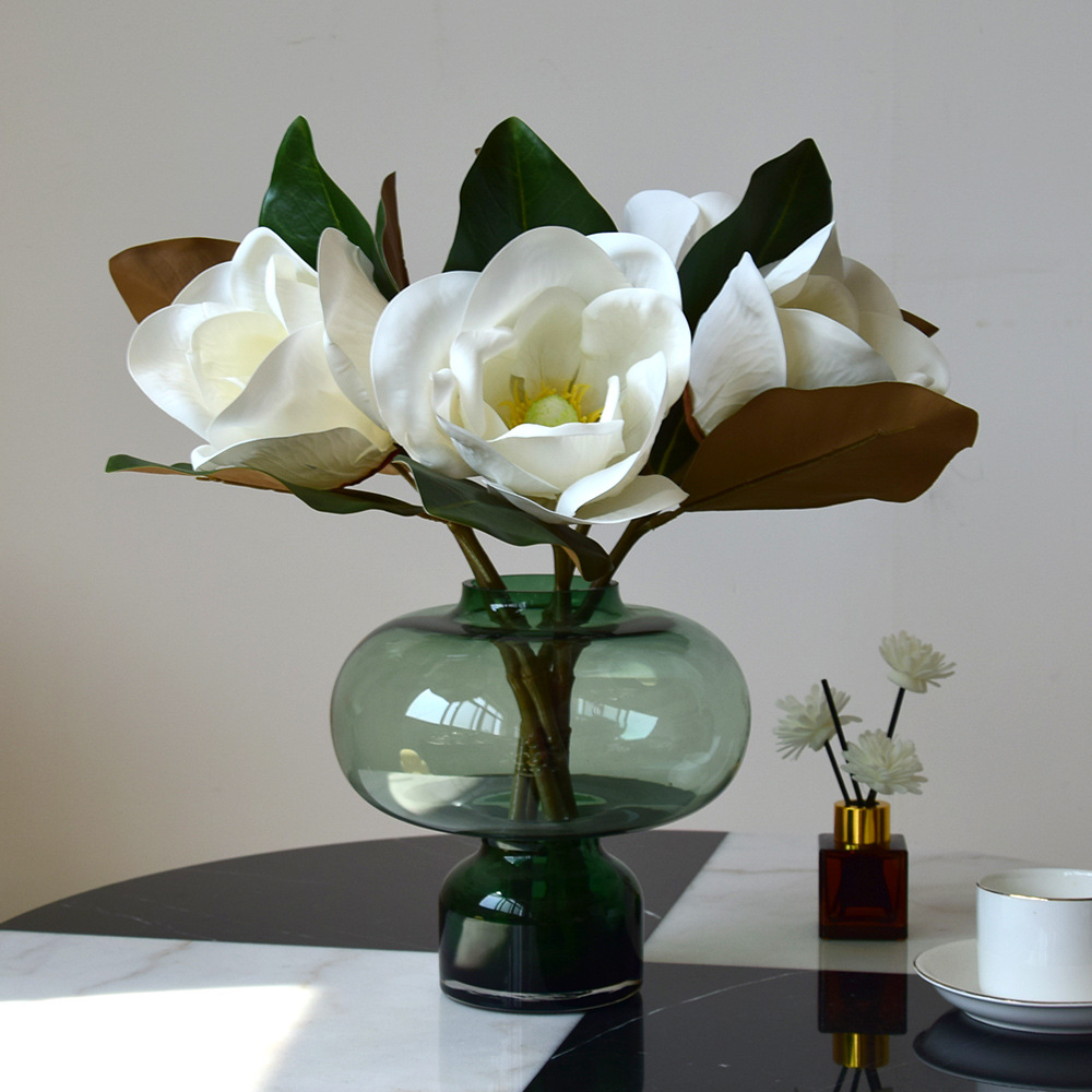 40cm Real Touch Single Head Large Artificial Magnolias