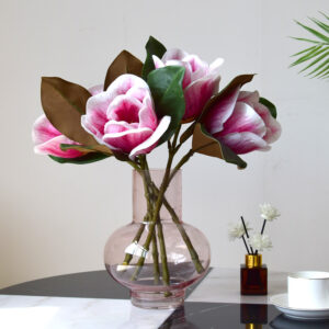40cm Real Touch Single Head Large Artificial Magnolias - Image 3