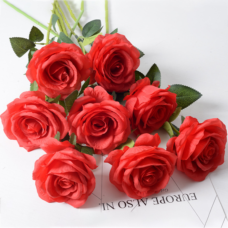 51cm Silk Artificial Rose Flower ,Flower Head Diameter 7\10cm