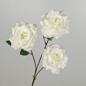 66cm 3-Head Silk Artificial Rose - Image 16