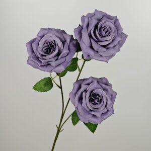 66cm 3-Head Silk Artificial Rose - Image 10