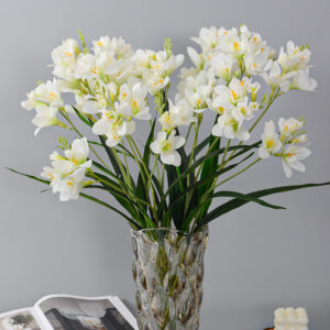64cm Real Touch Artificial Cymbidium Orchid Flower