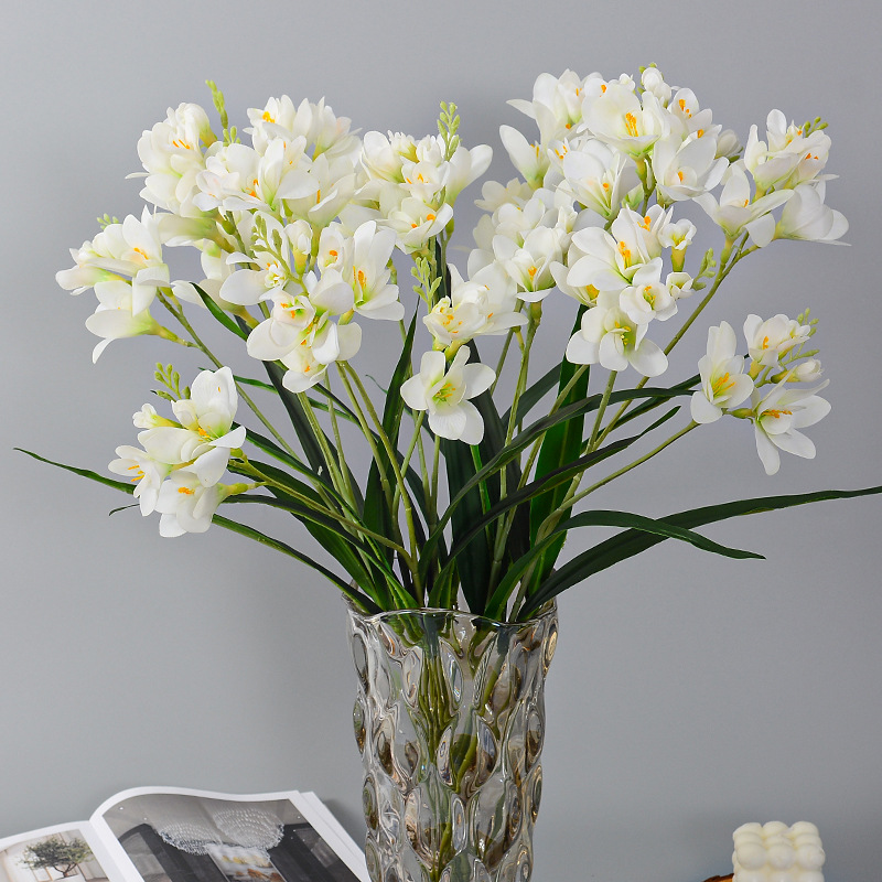 64cm Real Touch Artificial Cymbidium Orchid Flower