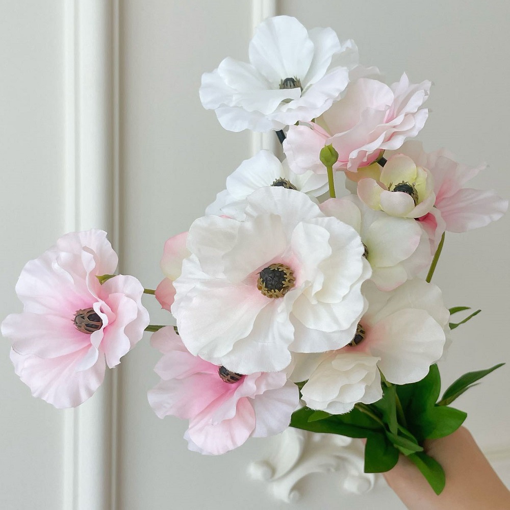50cm 4-Head Silk Artificial Peony Flower