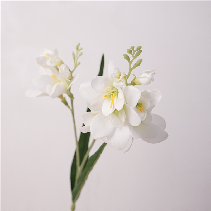 62cm Multi-head Artificial Orchid Flower Freesia
