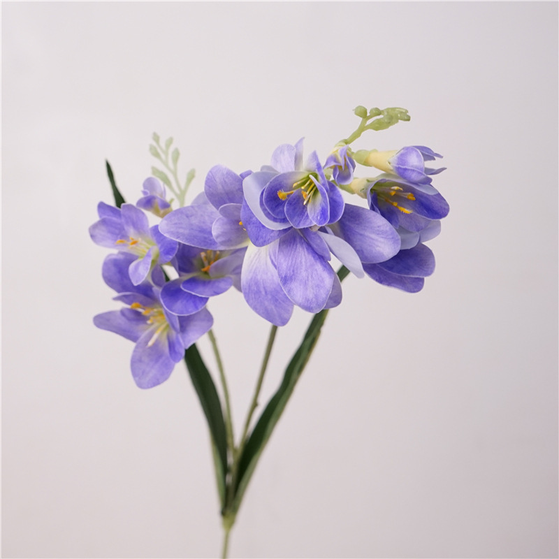 62cm Multi-head Artificial Orchid Flower Freesia