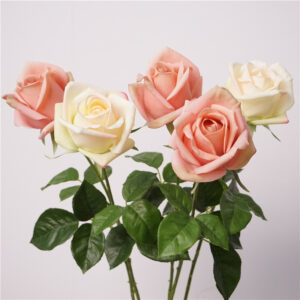 66cm Real Touch Artificial Rose Flower