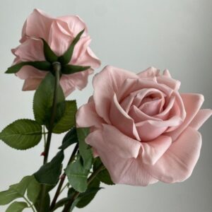 73cm Real Touch Single Branch Austin Rose