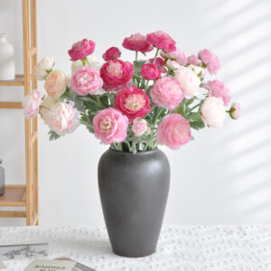 52cm 3-Head Silk Artificial Peony Flower