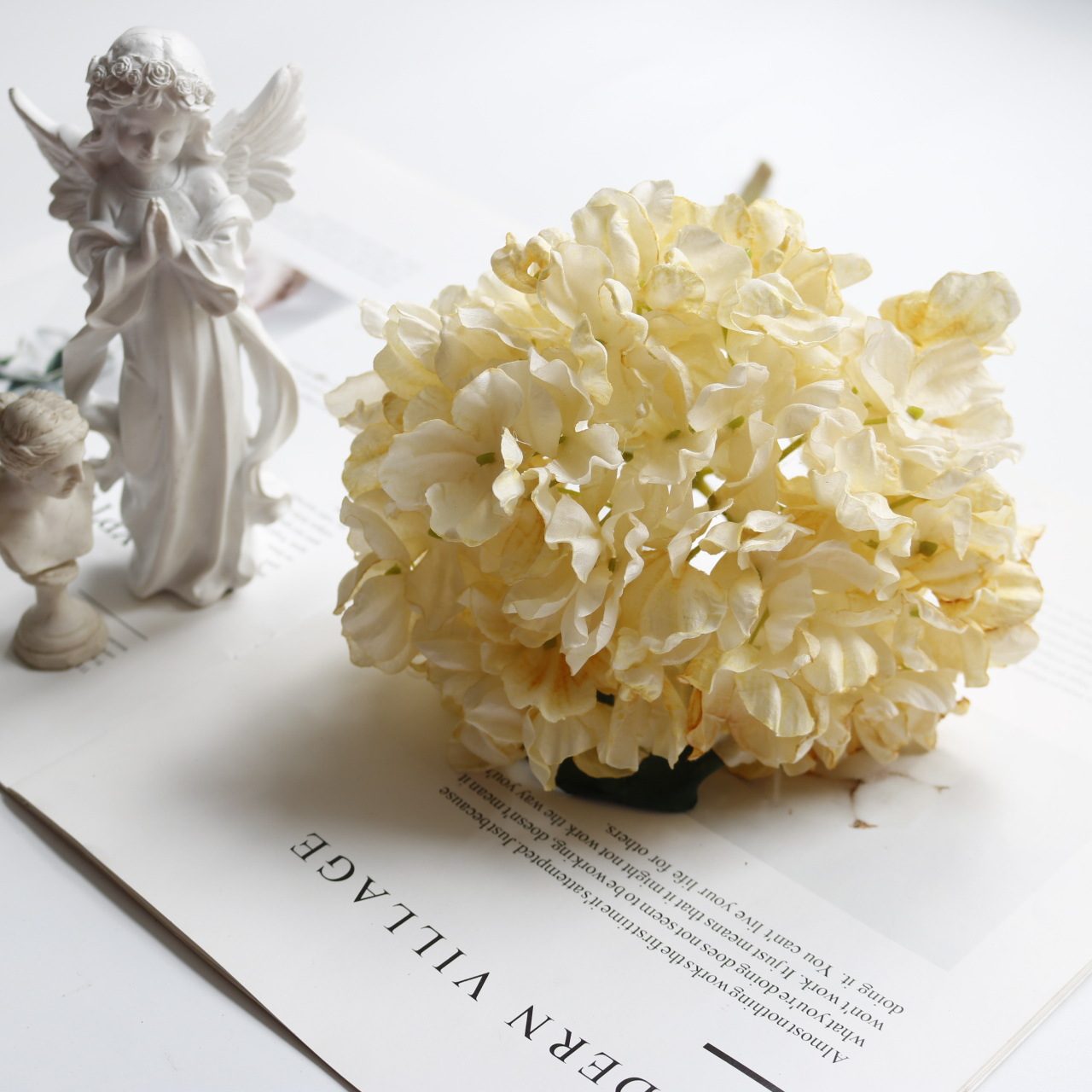 35cm Silk Artificial Hydrangea Flower - Image 12