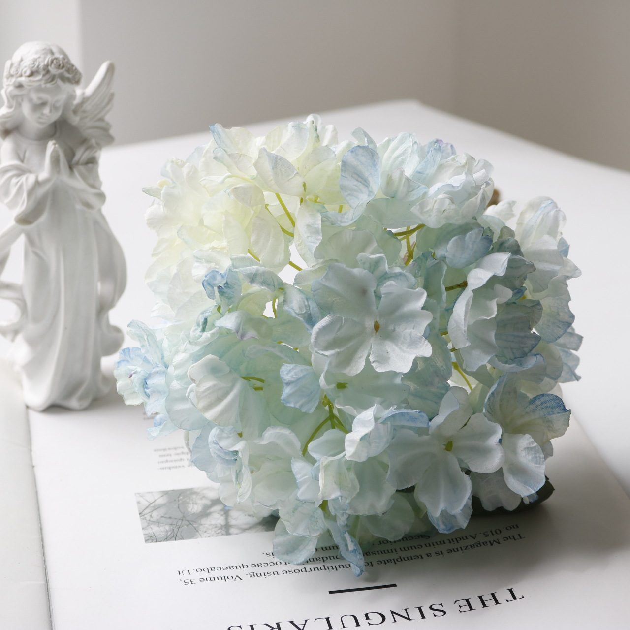35cm Silk Artificial Hydrangea Flower - Image 8