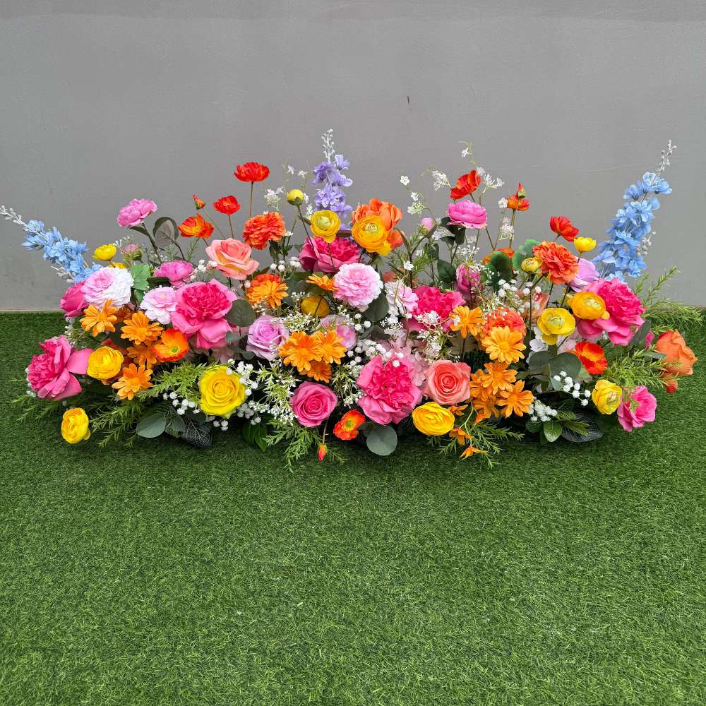 80cm Artificial Flower Row Wedding Aisle Decorations