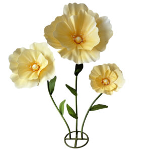 80\120\140cm 3-Head PU Artificial Giant Flowers - Image 11