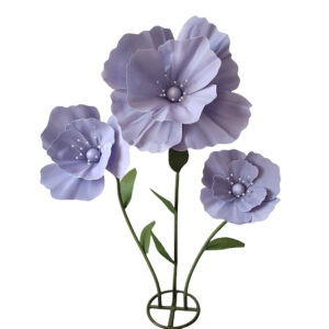 80\120\140cm 3-Head PU Artificial Giant Flowers - Image 6