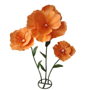 80\120\140cm 3-Head PU Artificial Giant Flowers - Image 10