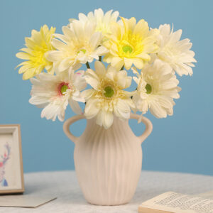 36cm Soft Rubber Real Touch Gerbera Daisy Flower