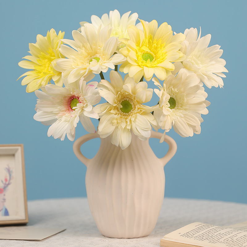 36cm Soft Rubber Real Touch Gerbera Daisy Flower