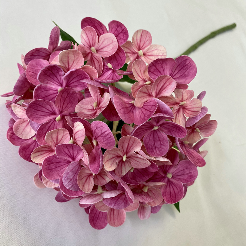 45cm 72 Petals Real Touch Artificial Hydrangea Flower