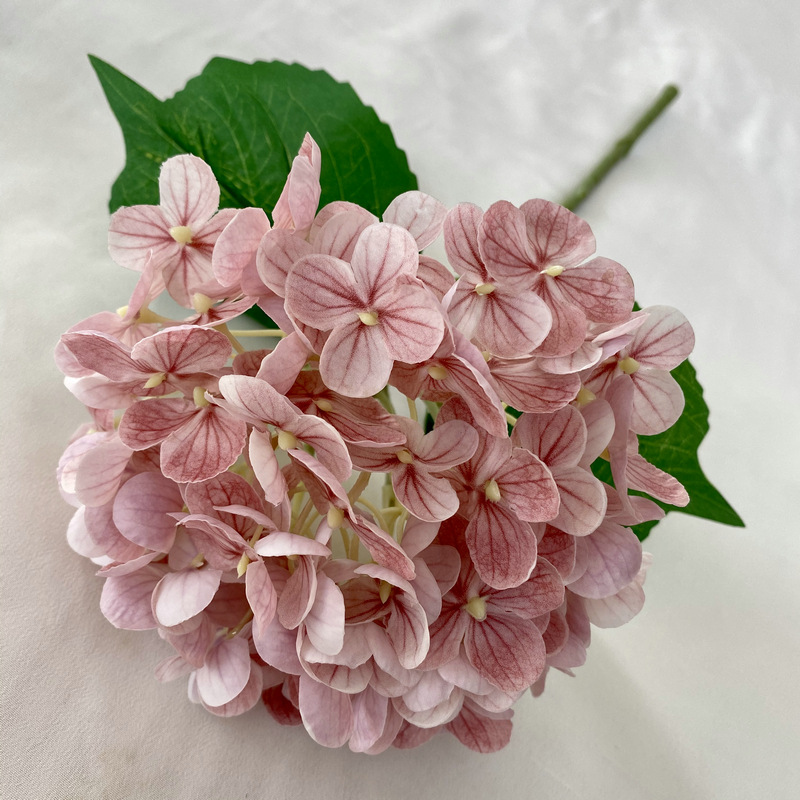 45cm 72 Petals Real Touch Artificial Hydrangea Flower