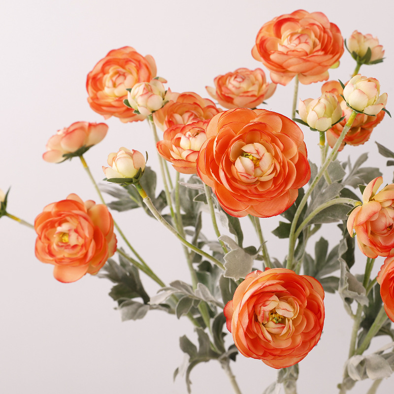 69cm 6-Head Silk Artificial Lotus Peony Flower