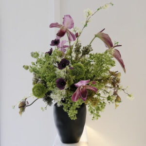 55cm Soft Rubber Artificial Dianthus Green Plant - Image 2